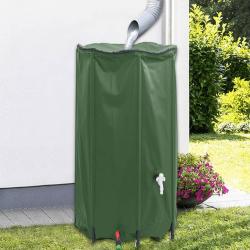 R&eacute;servoir d'eau avec robinet pliable 380 L PVC