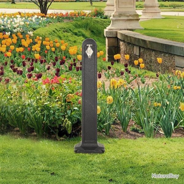 R�servoir de jardin avec robinet Anthracite Aspect de pierre