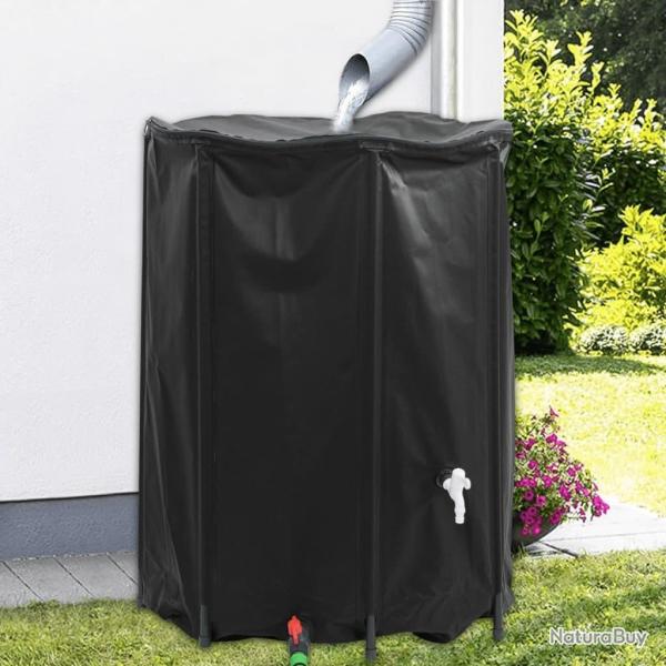 Rservoir d'eau avec robinet pliable 1350 L PVC alsavelo