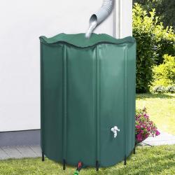 R&eacute;servoir pliable d'eau de pluie avec robinet 1000 L alsavelo