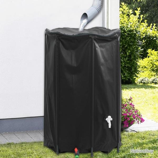 R�servoir d'eau avec robinet pliable 1000 L PVC