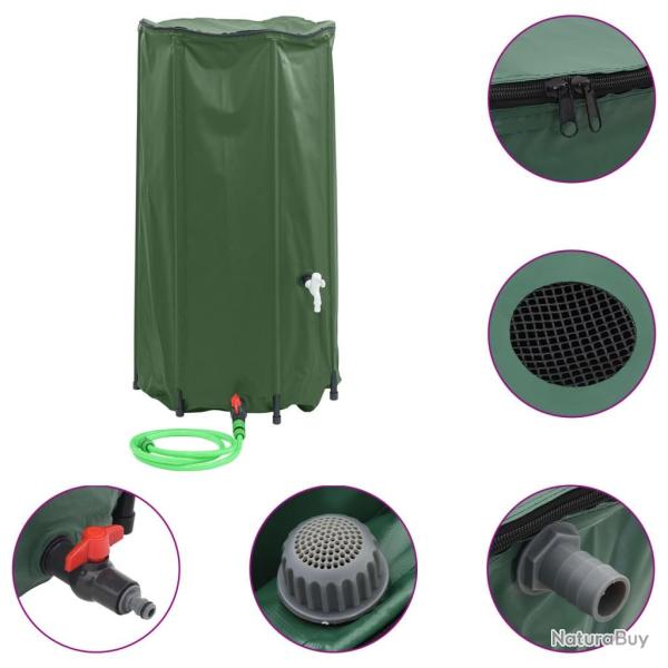 Rservoir d'eau avec robinet pliable 100 L PVC alsavelo