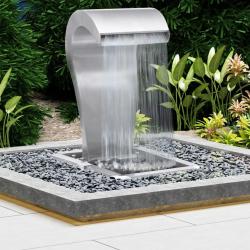 Cascade de jardin Argent&eacute; 52,4x34,2x82 cm Acier inoxydable