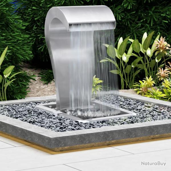 Cascade de jardin Argent� 52,4x34,2x82 cm Acier inoxydable