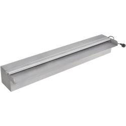 Lame d'eau rectangulaire &agrave; LED 60 cm en acier inoxydable pour piscine