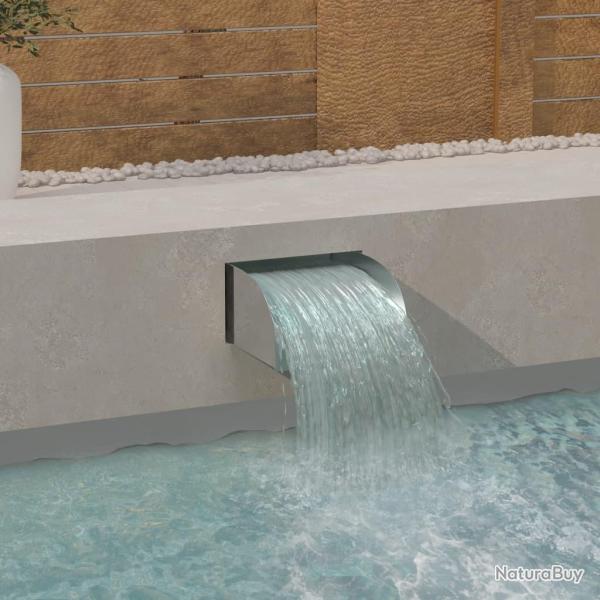 Cascade avec LED 30x34x14 cm Acier inoxydable 304 alsavelo