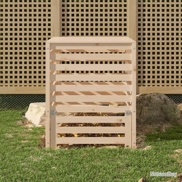 Composteur 82,5x82,5x99,5 cm Bois massif de pin alsavelo