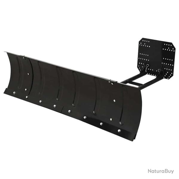 Chasse-neige pour VTT 150x38 cm Noir