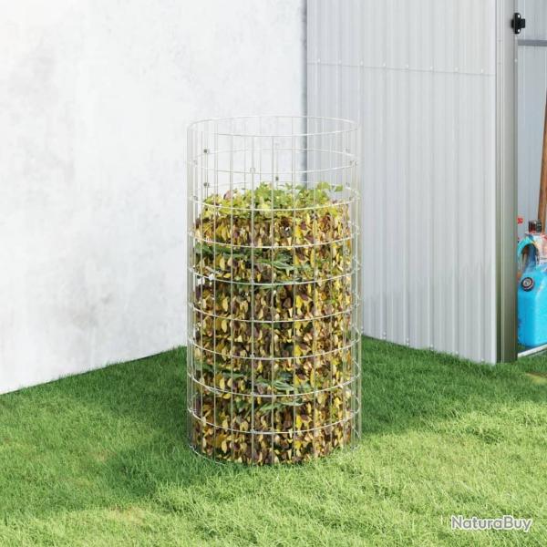 Composteur de jardin �50x100 cm Acier galvanis�