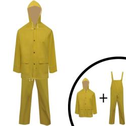 Combinaison de pluie 2 pcs imperm&eacute;able r&eacute;sistant &agrave; capuche