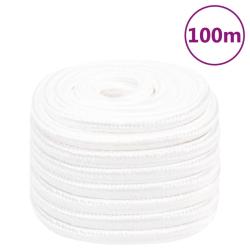 Corde de bateau Blanc complet 20 mm 100 m Polypropyl&egrave;ne