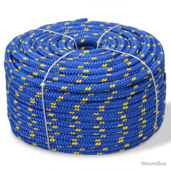 Corde de bateau Polypropylne 8 mm 500 m Bleu alsavelo