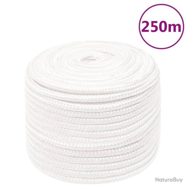 Corde de bateau Blanc complet 12 mm 250 m Polypropylne alsavelo