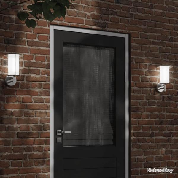 Applique murale d'ext�rieur argent� acier inoxydable alsavelo