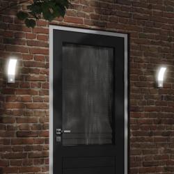 Applique murale LED d'ext&eacute;rieur avec capteurs blanc