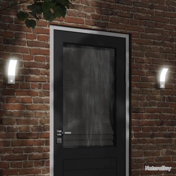 Applique murale LED d'ext�rieur avec capteurs blanc