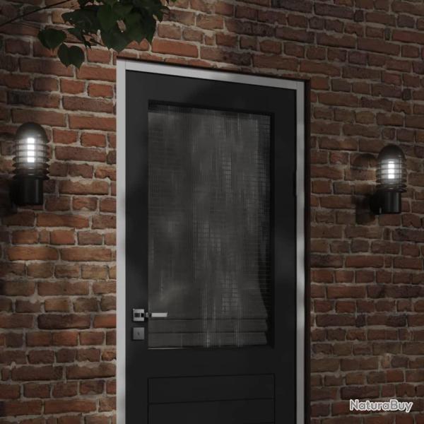 Appliques murales d'ext�rieur 2 pcs noir acier inoxydable