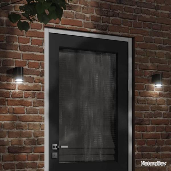 Appliques murales ext�rieur 2 pcs aluminium moul� sous pression