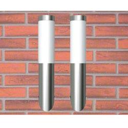 Applique murale d'ext&eacute;rieur 2 pcs Acier inoxydable alsavelo
