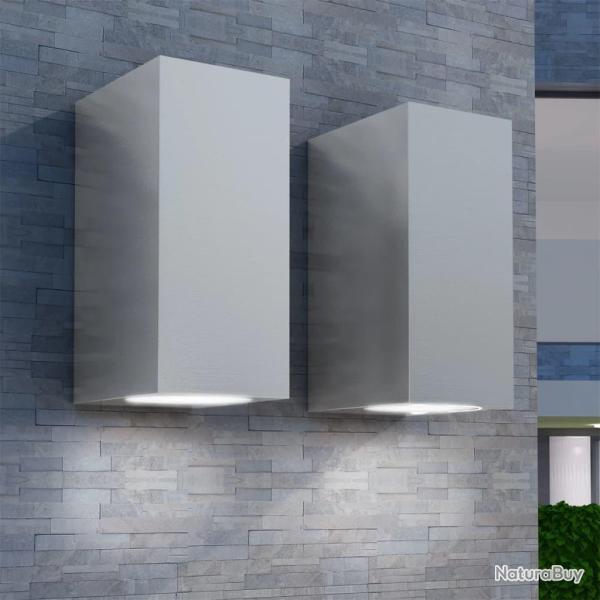 Applique murale d'extrieur 2 pcs alsavelo