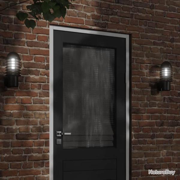 Applique murale d'ext�rieur noir acier inoxydable