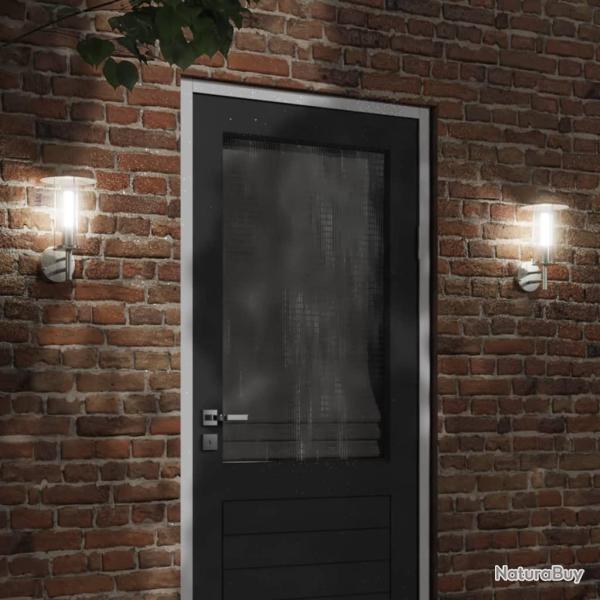 Applique murale d'ext�rieur argent� acier inoxydable