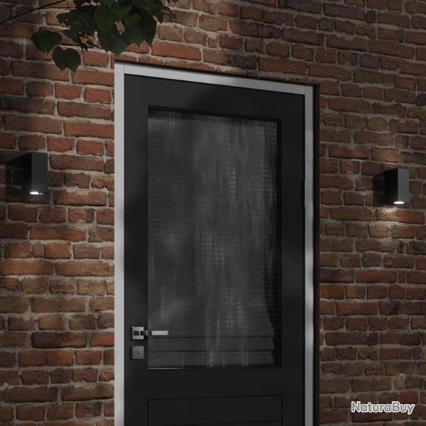 Appliques murales ext�rieur 2 pcs aluminium moul� sous pression