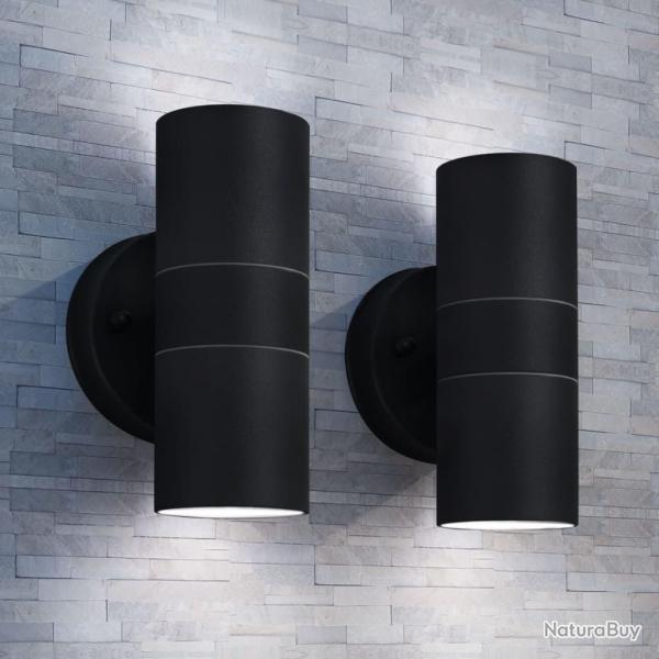 Applique murale d'ext�rieur 2 pcs Acier