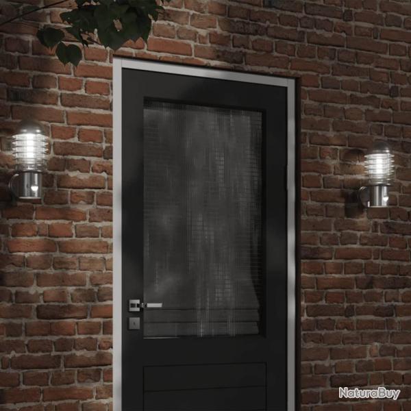 Applique murale d'ext�rieur et capteur argent� acier inoxydable