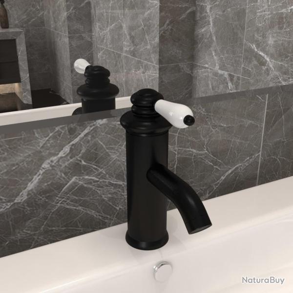 Robinet de lavabo de salle de bain Noir 130x180 mm alsavelo