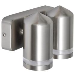 Applique LED acier inoxydable avec t&ecirc;te conique