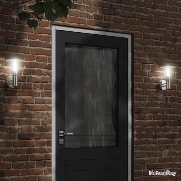 Applique murale d'ext�rieur argent� acier inoxydable alsavelo
