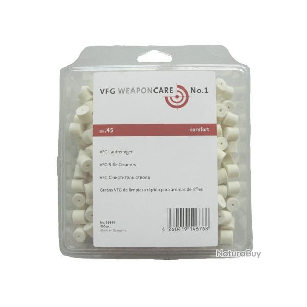 Boite de tampons de nettoyage VFG pour armes cal.45 par 250