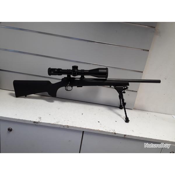 Carabine CZ 457 VARMINT SILENCE cal.22lr synthetique can.52cm + bipied + lunette vortex 5-25x56