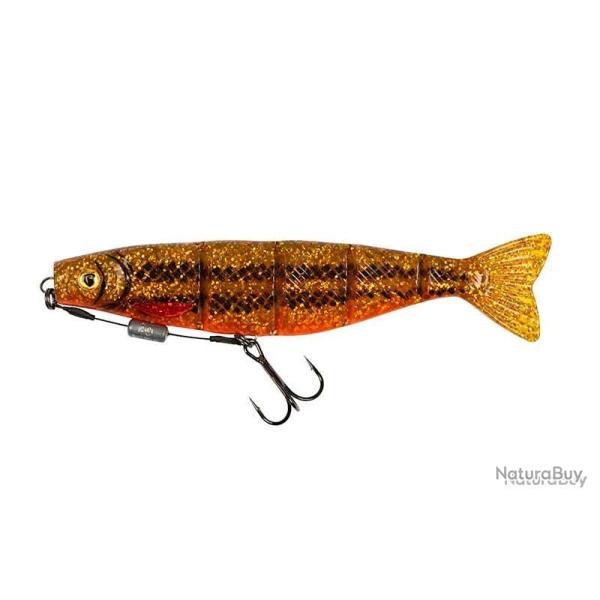 Leurre souple fox rage pro shad jointed UV goldie 14cm
