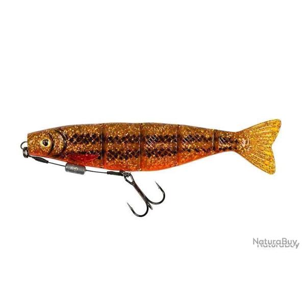 Leurre souple fox rage pro shad jointed UV goldie 14cm