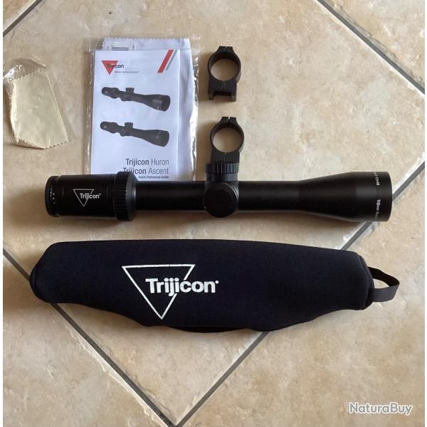 Lunette de chasse TRIJICON Huron U.S.A. 3 x 12 /40 avec colliers de montage acier