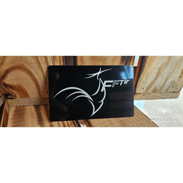 Carte SIA Tireur Sportif - Carte physique grav�e