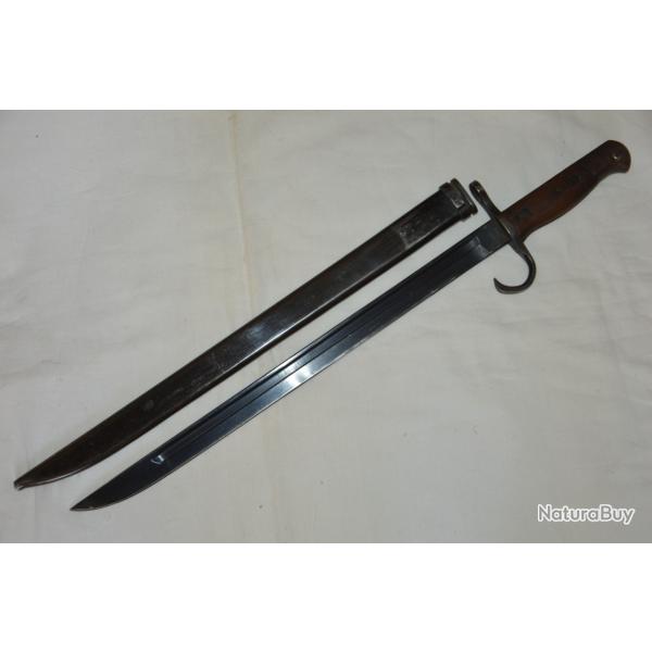 BAIONNETTE JAPONAISE FUSIL ARIZAKA MODELE 30 (1897)-ARSENAL D'OSAKA-GUERRE 1939/1945