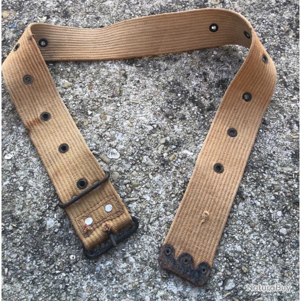 SANGLE/BRETELLE  DE MORTIER ARMEE FRANAISE  RESSEMBLE AU CEINTURON US WW1 WW2