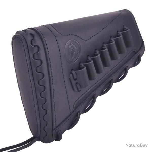 WAYNE'S DOG-Support de crosse de fusil en cuir pour droitier -*Black(.30-30.357)