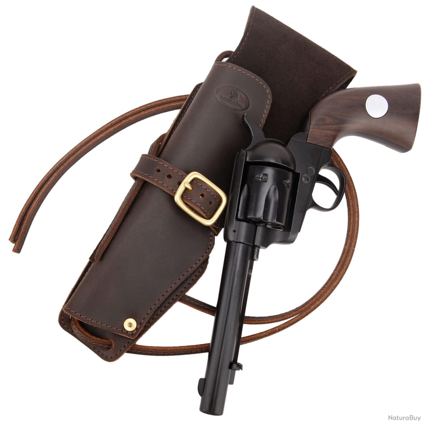 Tourbon étui à revolver en cuir véritable rembourré sac de