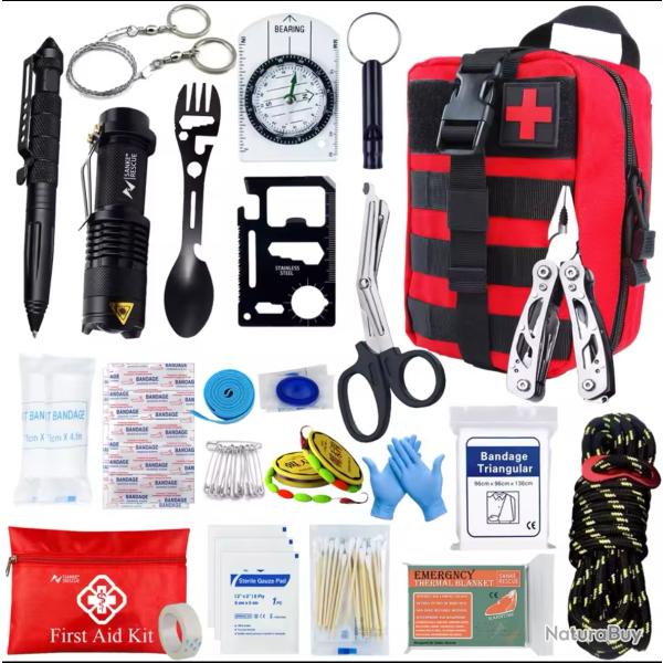 Kits de survie Trousse de premiers secours ensemble complet de survie. B