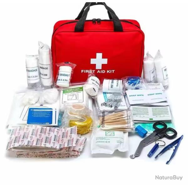 Trousse de premiers secours 184 pi�ces, sac m�dical Portable. Kit de survie