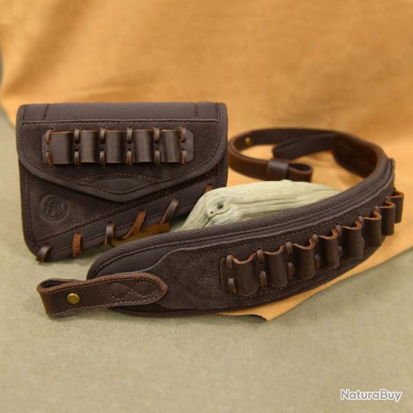 Coussinet de recul avec sangle de fronde pour pistolet  -*Coffee(.308.30-06)