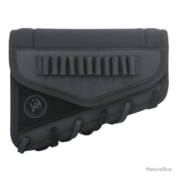 WAYNE'S DOG - repose-joue en cuir pour chien -*Black(.22lr.17hmr) LIVRAISON GRATUITE!!!