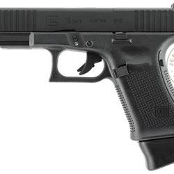 Pistolet &agrave; plomb CO2 4,5 mm BB - GLOCK 19 GEN5 MOS - Blowback + 4 Interfaces