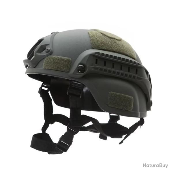 Casque tactique Airsoft, Tir CAMO - Protection SWAT Paintball CS ext�rieur �quitation �quipement