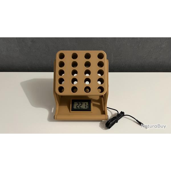 Stand Pr�sentoir 308 Winchester avec sonde de temp�rature couleur sable