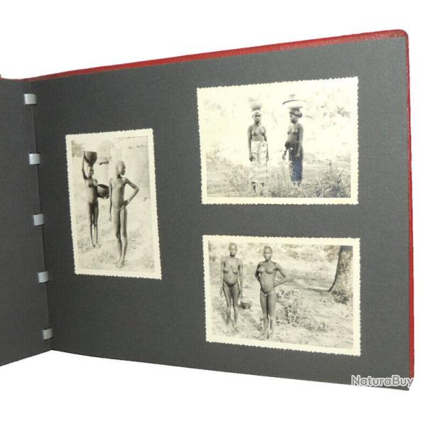 Tr�s bel album de 47 photographies lors d'un voyage en Afrique Noire et colonisation